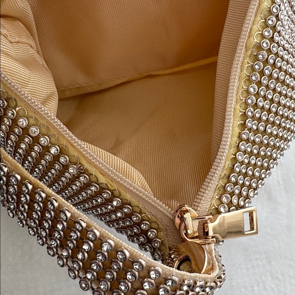 STARLET Gold Rhinestone Clutch - Picture 5 of 6